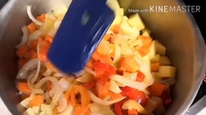 ТУШЁНАЯ КАРТОШКА!!! С ОВОЩАМИ!!! ВКУСНО!!!