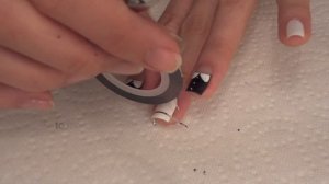 The Adams Family nail art tutorial - Wednesday & Pugsley