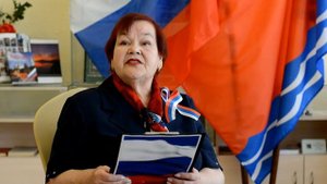 Флэшмоб в поддержку Дня российского флага