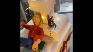 Новогодняя поделка в школу или садик РУССКАЯ ПЕЧЬ  «Емеля на печи» ПО ЩУЧЬЕМУ ВЕЛЕНЬЮ своими руками