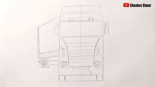 Как нарисовать грузовик SCANIA