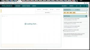Не загружаются графики на Poloniex - не работает биржа
