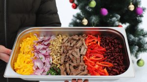 Топовый мясной салат на новый год. Тбилиси(делюсь рецептом).