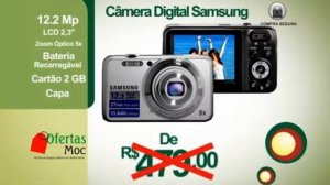 50% Câmera Digital Samsung ES80 12.2MP LCD 2,36