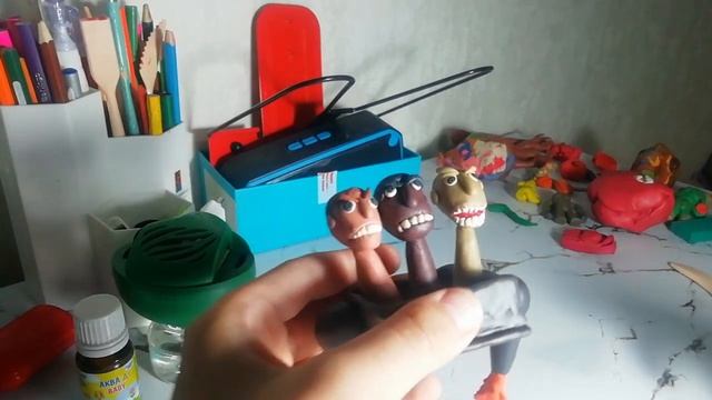 Лепка СКИБИДИ-ВАННЫ, скибидист ванна из пластилина! смотреть онлайн