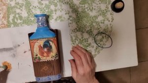 Декор бутылки .Красота!