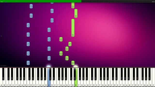 Geometry Dash - Cycles - PIANO TUTORIAL смотреть онлайн