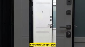 Дверь входная LUXOR 2 мм букле чёрный классика царга. FERRONI