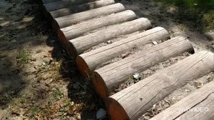 ?Идеи садовых дорожек из дерева для дачи