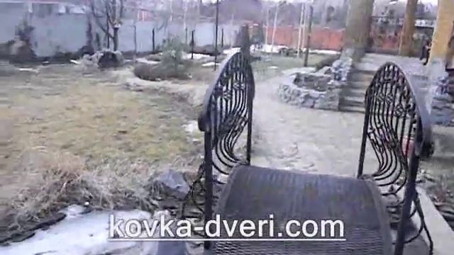 Недорогой КОВАНЫЙ МОСТИК для сада, для дачи, через ручей, ландшафтный дизайн на участке возле дома. смотреть онлайн