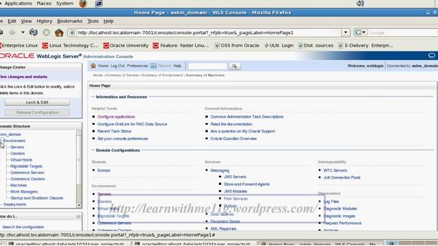 Creating And Configuring Machines in Weblogic Server.avi смотреть онлайн
