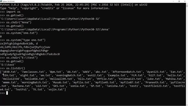 Python-OS-Commands | #PythonTraining | #OsCommands |#Learnpythontraining
