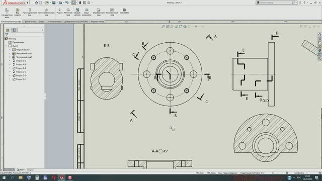 Настройки чертежа solidworks по гост ескд