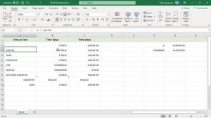 TIMEVALUE Function in Excel - Office 365