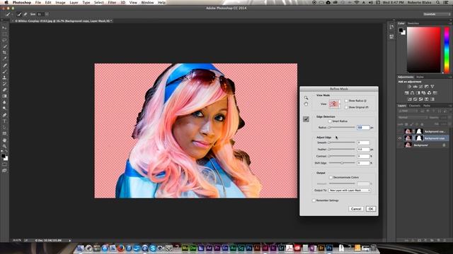Photoshop CC 2014 Focus Area Masking Tutorial смотреть онлайн
