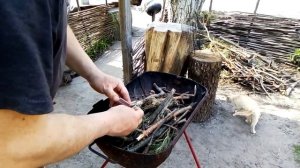 Фаршированный КАРАСЬ ЗАПЕЧЁННЫЙ на углях