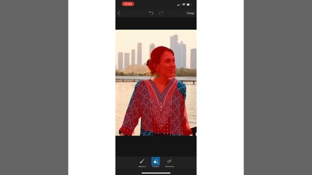 Обрезаем фон изображения в программе PicsArt смотреть онлайн