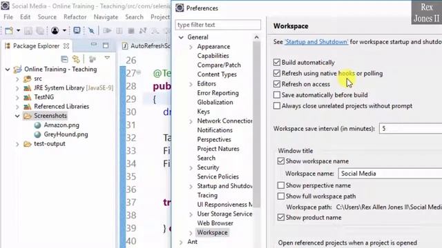✔ Auto Refresh Eclipse For Selenium | (Video 72)
