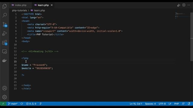 PHP introduction | Learn PHP | PHP Tutorials | PHP