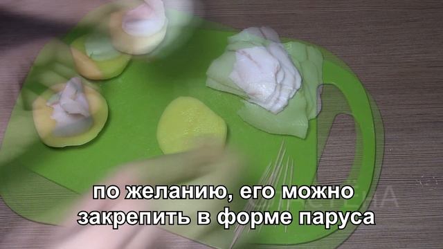 КАРТОШКА С САЛОМ В ДУХОВКЕ |  "КОРАБЛИКИ" ИЗ КАРТОШКИ И САЛА