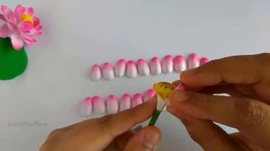 Pista Shells Lotus Flowers |  Easy Pista Shells Crafts