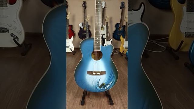 Акустическая гитара Elitaro 4040 Wave смотреть онлайн