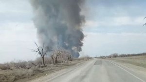 Пожар в степи