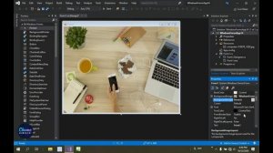 how to add background image in visual studio windows form application 2019