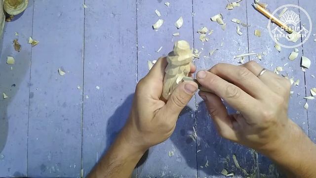 Старец из дерева. Фигурка из липы своими руками. Резьба по дереву как хобби смотреть онлайн