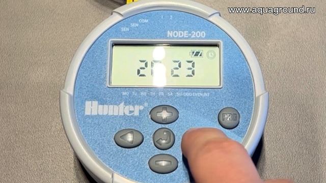 Беспроводной пульт управления поливом Hunter NODE настройка, обзор
