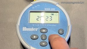 Беспроводной пульт управления поливом Hunter NODE настройка, обзор