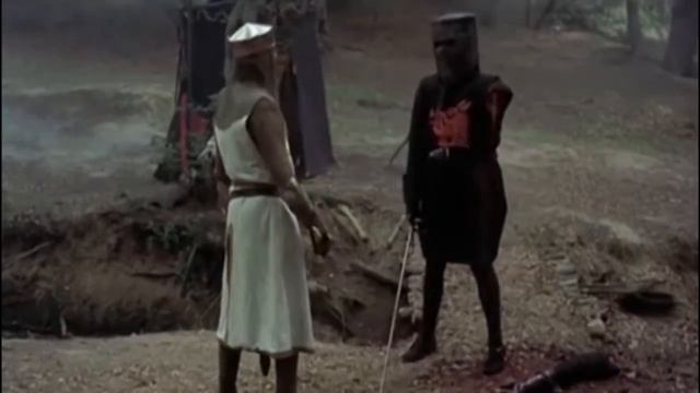 Hitler as the black knight (Monty Python/Downfall parody) смотреть онлайн