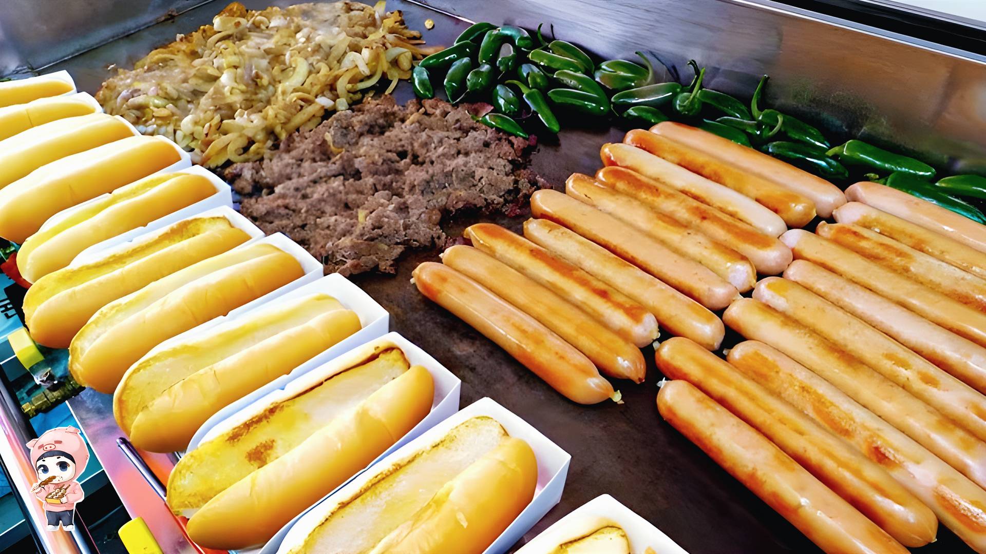 Как приготовить потрясающие американские хот-доги – корейская уличная еда смотреть онлайн