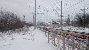 Электропоезд ЭД4М-0306 "Московия"  сообщением Электрогорск-Москва(Курский-Вокзал).