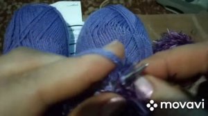 Вяжем шапку с ниток (травка). Как легко связать шапку с ниток (травка).