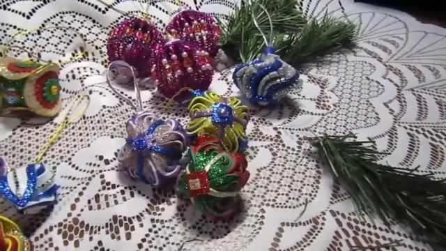 Ёлочные игрушки ручной работы
