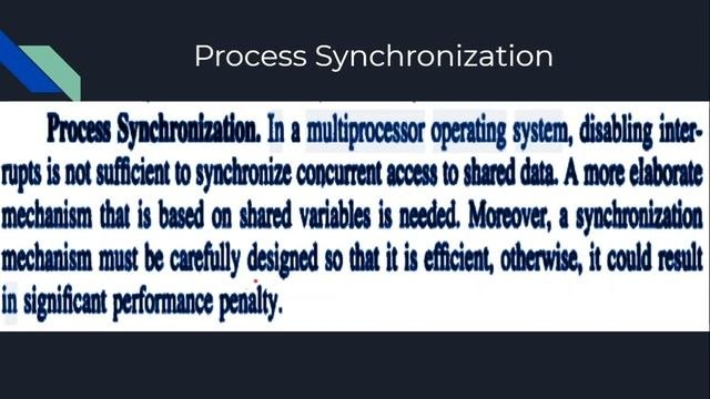 Design Issues In Multiple Processor Operating System | Threads |Process Synchronization