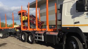 Лесовоз-Сортиментовоз AGW44M на шасси МАЗ-631228-526-012/430 л.с/с МАЗ-892620-010