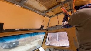 Процесс и результат утепления автодома