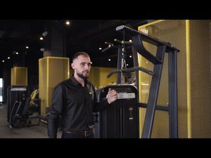 Обзор тренажера E-7012 Тяга сверху вертикальный блок (DHZ Fitness)