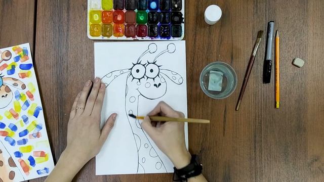 Мастер-класс акварелью "Детский праздник" смотреть онлайн