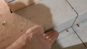 Кладка плитки пьедестала под печь -- в парилке. (Продолжение)