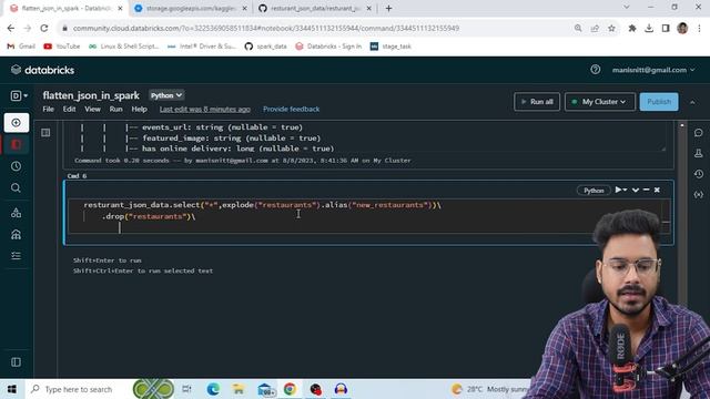 flatten nested json in spark | Lec-20 | most requested video смотреть онлайн