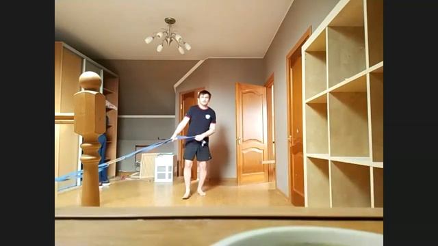 Тренировка в домашних условиях с тренером по самбо Годовниковым А.В. 30.04.2020 г. смотреть онлайн