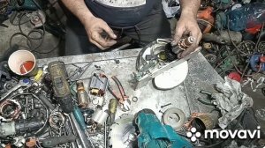 Makita HS7100 замена мотора. Немного сервисных заморочек. Моторы Makita 7601hs7601