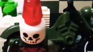 Мини клип. Призрачний гонщик лего анимация.