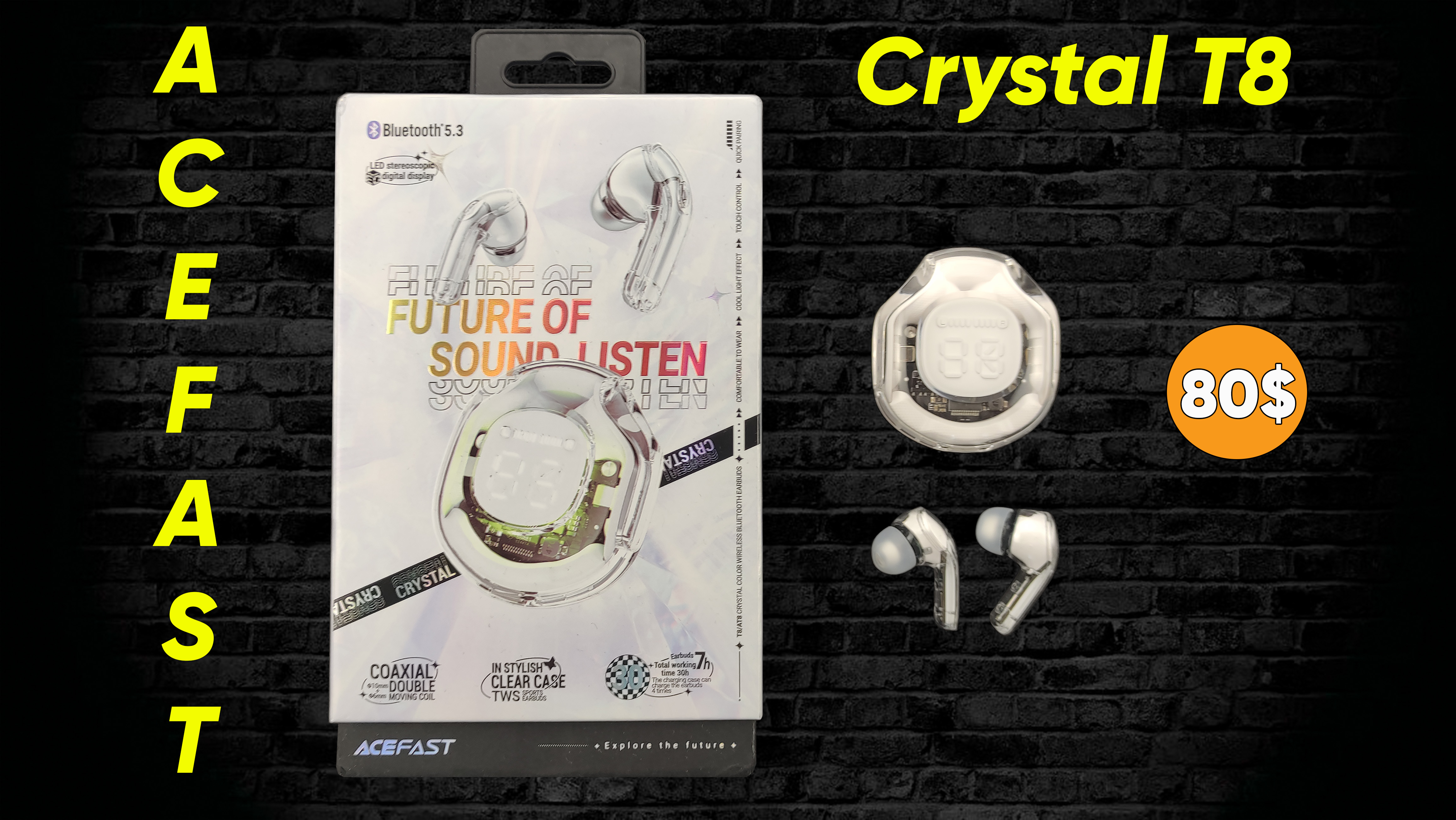 НАУШНИКИ ACEFAST T8 - ОБЗОР и ОТЗЫВ НА ФУТУРИСТИЧНЫЕ НАУШНИКИ ACEFAST Crystal T8 (+Инструкция) смотреть онлайн