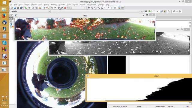 OpenCV, 360 degree camera, feature points (1) смотреть онлайн