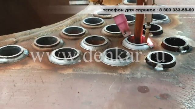 Автоматическая сварка дымогарных труб в паровых котлах смотреть онлайн