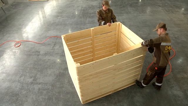 Как собрать деревянный контейнер для хранения овощей смотреть онлайн